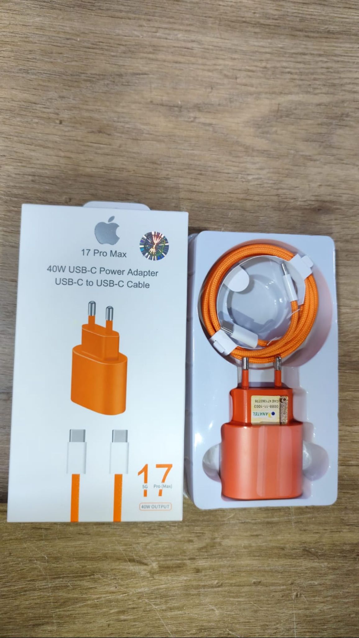 Cargador iPhone 17 Pro Max
